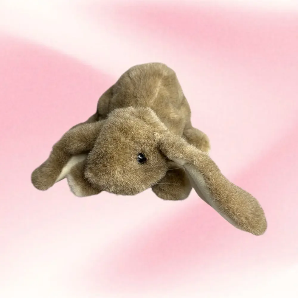 Vintage Folkmanis FolkTails Lop Ear Rabbit Hand Puppet 12
